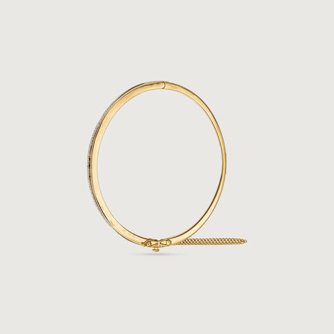 Sleek Curve Gold Bangle