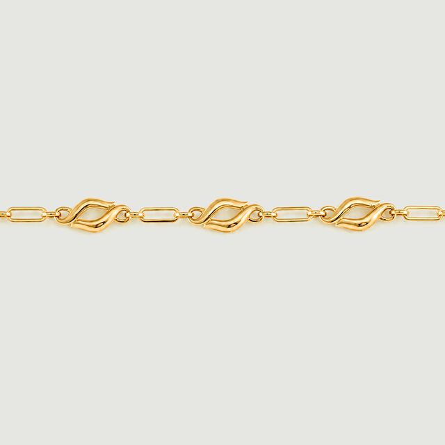 Fluid Sculptural Gold Bracelet,,hi-res image number null