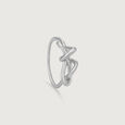 Entwined Knot Silver Ring,,hi-res view 3
