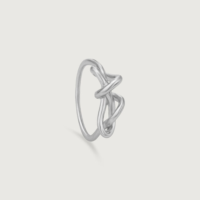 Entwined Knot Silver Ring,,hi-res image number null