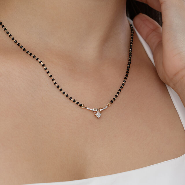 Infinite Elegance Gold and Diamond Mangalsutra,,hi-res image number null