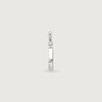 Bold Initial B Silver Charm,,hi-res view 4