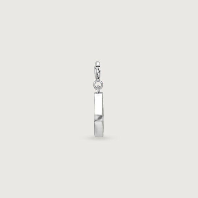 Bold Initial B Silver Charm,,hi-res image number null