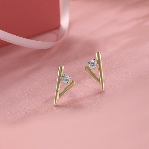 Cheeky Sleek Gold Earrings