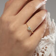Blooming Beauty 14 kt Gold & Diamond Finger Ring,,hi-res view 2