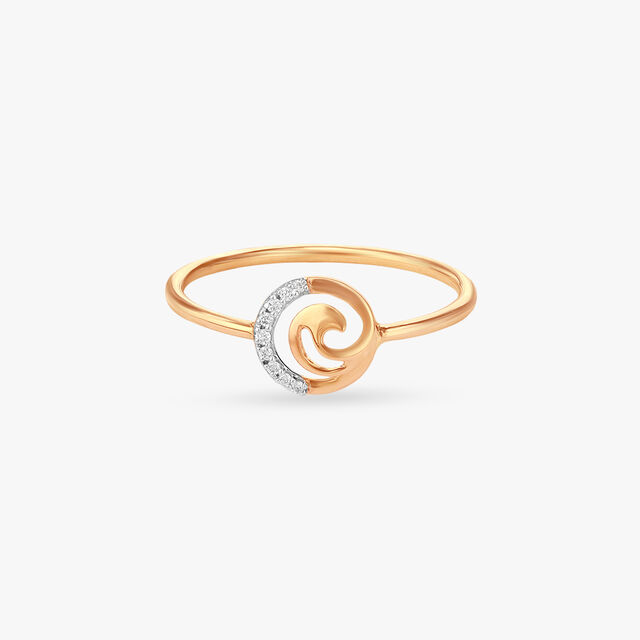 Ocean Curl Diamond Ring,,hi-res image number null