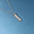 Intricate Crisscross Diamond Pendant,,hi-res view 1