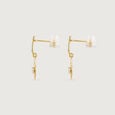 Flowing Aura Diamond Drop Earrings,,hi-res view 4