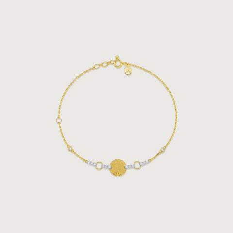 Serene Orbit Diamond Bracelet
