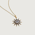 Star Protector Evil Eye Gold Pendant,,hi-res view 4