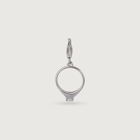 Sparkly Cute Silver Charms