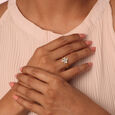 Sunshine Petal 14KT Gold & Diamond Ring,,hi-res view 2