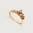 Enchanted Cosmos Pink Sapphire 14KT Finger Ring,,hi-res view 4