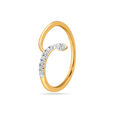 14KT Yellow Gold Radiant Spring Elegance Diamond Ring,,hi-res view 3