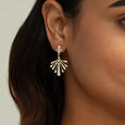 Lippan Artistry Gold & Diamond Drop Earrings,,hi-res view 2