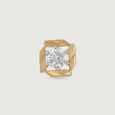 Sparkling Charm Gold and Diamond Nose Pin,,hi-res view 3