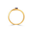 14KT Yellow Gold Evil Eye Finger Ring,,hi-res view 4
