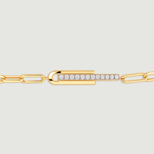 Sleek Linear Diamond Bracelet,,hi-res image number null