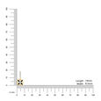 18 KT Yellow Gold Geometric Sparkle Diamond Drop Earrings,,hi-res view 4
