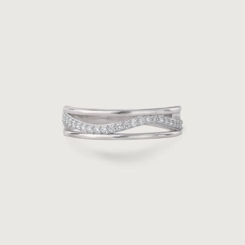 Snatched Crisscross Silver Ring