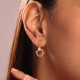 Twisted Elegance 14KT Gold & Diamond Drop Earrings,,hi-res view 2