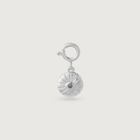 Radiant Sunburst Silver Charm