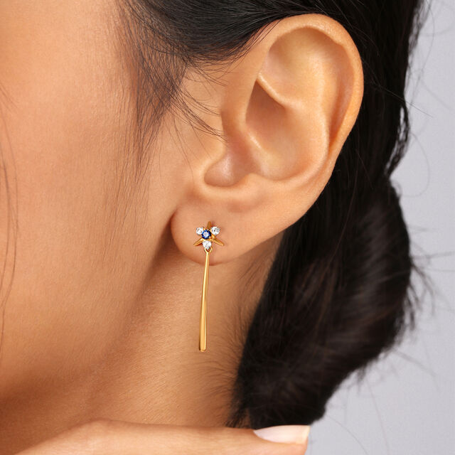 Galaxy's Anchor 14KT Drop Earring,,hi-res image number null