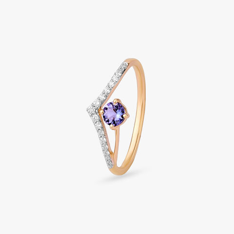 Twilight Crest Diamond Ring