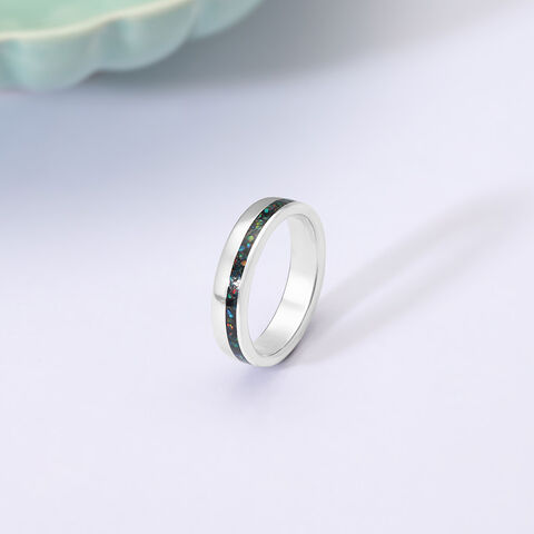 Opal Crush Silver Ring