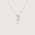 Sassy Leaf Silver Earrings and Pendant Set,,hi-res view 3