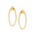 14KT Yellow Gold Bold And Beautiful Drop Earrings,,hi-res view 2