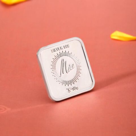 10 GM 999 Gayatri Mantra Silver Coin
