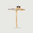Celestial Dance 14KT Diamond and Blue Sapphire Ring,,hi-res view 5
