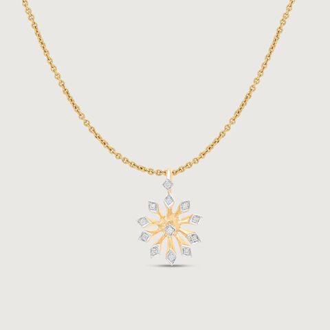 Whimsy Bloom Diamond Pendant