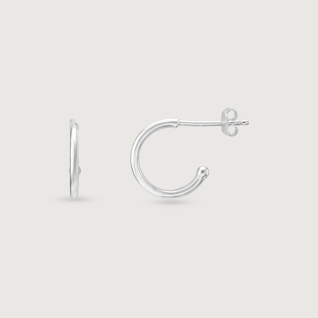 Fresh Twist Silver Drop Earrings,,hi-res image number null