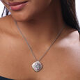 Mother of Pearl Oasis Silver Pendant,,hi-res view 2