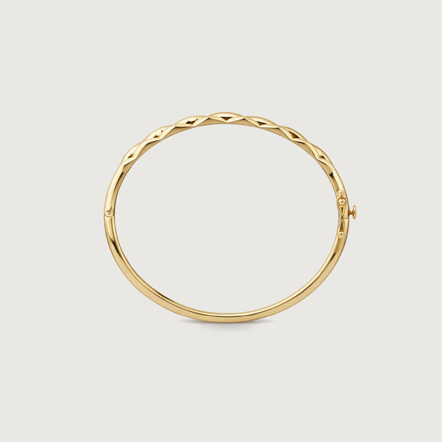 Elegant Twisted Gold Bangle,,hi-res image number null