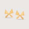 Mystic Butterfly 14KT Gold Stud Earring,,hi-res view 3