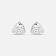 Minimalist Magic Silver Stud Earrings,,hi-res view 3