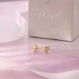 Flex Drift Gold Stud Earrings,,hi-res view 1