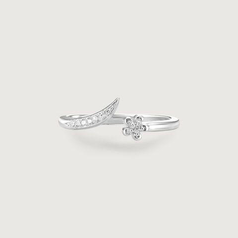 Petal Bloom Silver Ring