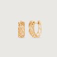 Timeless Twirl Gold Hoop Earrings,,hi-res view 4
