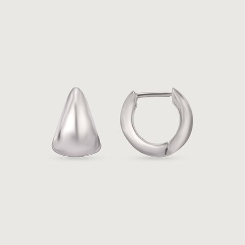 Chunky Bold Silver Earrings