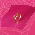 Twisty Charm Gold Ring,,hi-res view 1