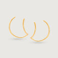 Enchanted Moonbeam Arc Hoop 14KT Earring,,hi-res view 3
