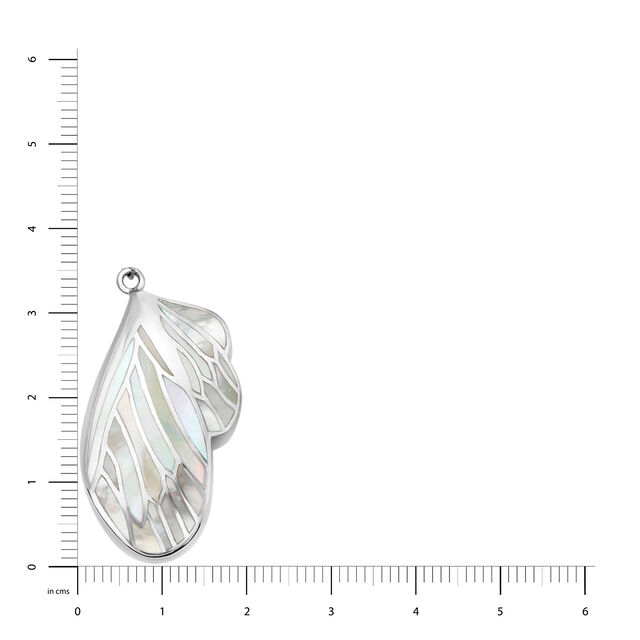 Silver Pearl Pendant And Chain,,hi-res image number null