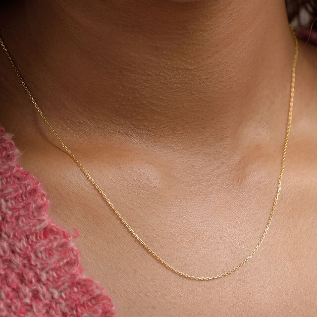 Buy Classic Grace Gold Chain Online Mia by Tanishq