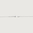 Chic Loop Silver Anklet,,hi-res view 5