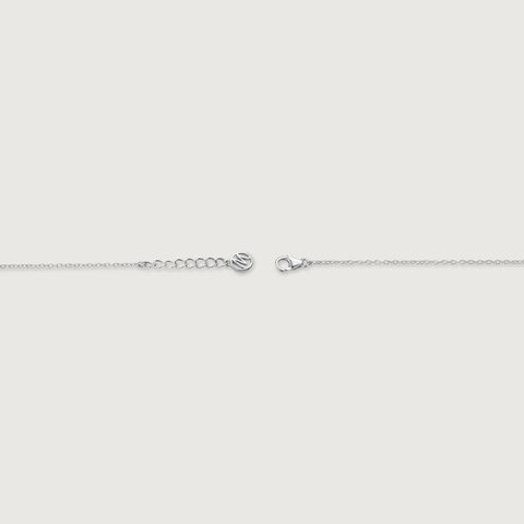 Chic Loop Silver Anklet