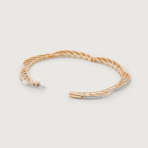 Shining Arch Diamond Bangle